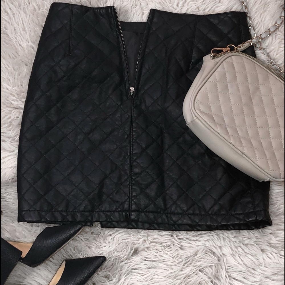 FOREVER 21 Quilted Miniskirt